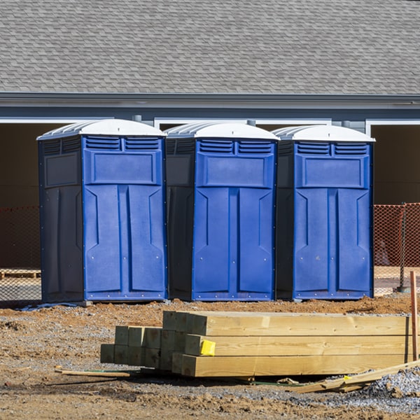 what is the cost difference between standard and deluxe porta potty rentals in Pottery Addition Ohio